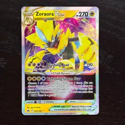 Zeraora VSTAR 055/159 Pokemon Crown Zenith Sword & Shield Ultra Rare Holo NM - Image 1