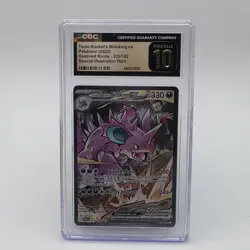 Pokemon Team Rocket's Nidoking ex CGC Pristine 10 Destined Rivals 233/182 Holo - Image 1