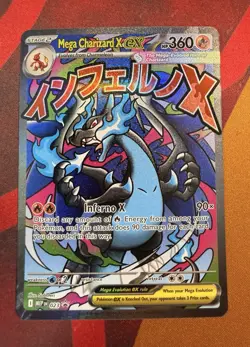 Mega Charizard X Ex 023 Me: Pokemon’s Mega Evolution Promo Holo - Well Kept! - Image 1