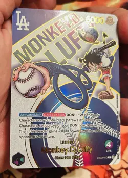 PROXY ENGLISH - LA DODGERS Monkey D Luffy EB02-010 - Image 4
