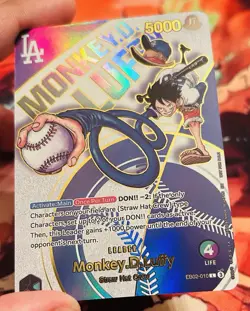 PROXY ENGLISH - LA DODGERS Monkey D Luffy EB02-010 - Image 5