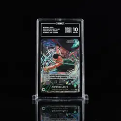 TAG 10 GEM MINT Roronoa Zoro OP12-020 – Legacy of the Master - 2025 One Piece - Image 1