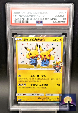 PSA 10 Pretend Comedian Pikachu Promo 407/SM-P Japanese Pokemon 2019 - Image 1