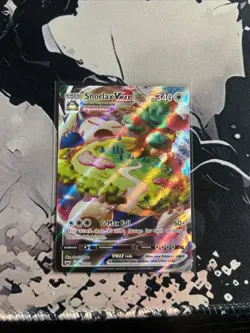 Pokemon TCG Snorlax VMAX Sword & Shield Base Set 142/202 - Image 1