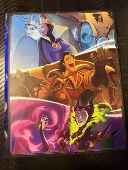 Disney Lorcana Villians 9 Pocket Binder - Binder Only - New - Image 1