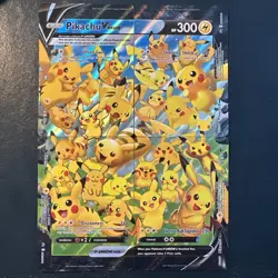 Pikachu V-Union [Set of 4] Sword & Shield Promo Cards Holo Celebrations Pokemon - Image 1