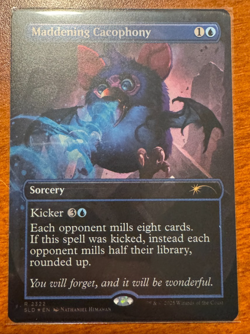 Maddening Cacophony 2322 Rainbow FOIL Secret Lair x Furby: Oddbodies In Hand MTG - Image 1