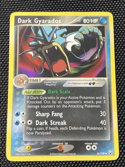 Dark Gyarados 36/109 Team Rocket Returns Pokemon TCG Regular LP/NM - Image 1
