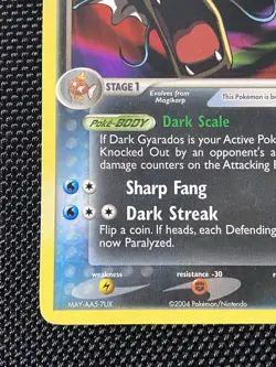Dark Gyarados 36/109 Team Rocket Returns Pokemon TCG Regular LP/NM - Image 5