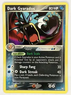 Dark Gyarados NM 36/109 Team Rocket Returns Pokemon TCG Regular - Image 1