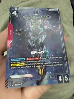 GFreD LR+ GD03-035 Steel Requiem Gundam TCG English NM Card Game - Fresh - Image 3