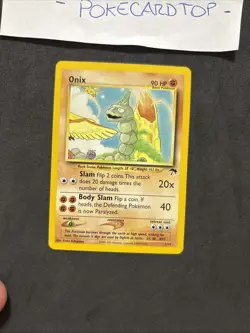 Pokemon Card Onix 3/8-Southern Islands-no Holo-Eng-Nm! - Image 3