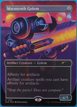 Mycosynth Golem (Secret Lair Promo) FOIL NM MTG MAGIC CARD (507011) ABUGames - Image 1