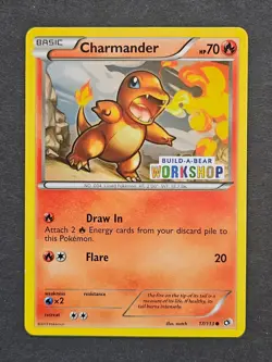Charmander Promo Build A Bear Workshop 17/113 Pokemon Card LP - Image 1