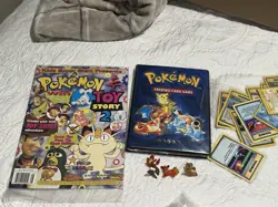 1999 Pokemon Veg Original Folder Binder 4 Pocket ,125 Cards ,Miniatures, Book - Image 3