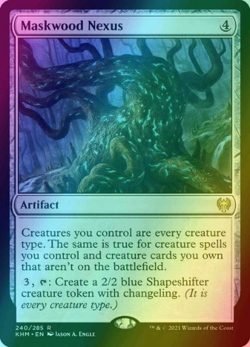 1x FOIL Maskwood Nexus Kaldheim NM MTG - Image 1