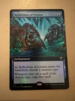 MTG - Reflections of Littjara Extended Foil - Kaldheim - NM - Image 1