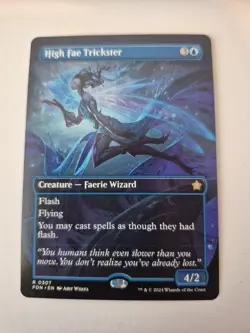 1x High Fae Trickster Borderless R Regular #307 | FDN Foundations NM x1 - Image 1