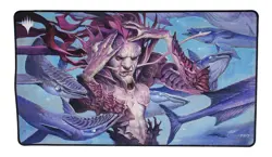MAGIC THE GATHERING Dominaria Remastered Mystic Remora Stitched CARD PLAYMAT - Image 1