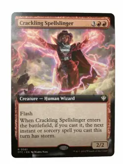 MTG OTC Crackling Spellslinger Extended Art Rare - Image 1