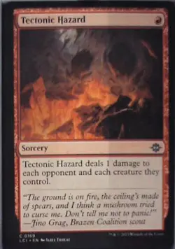 Tectonic Hazard - The Lost Caverns of Ixalan: #169, Magic: The Gathering Nm C252 - Image 1