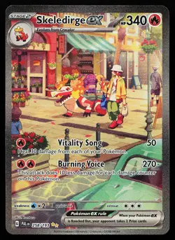 Skeledirge ex 258/193 Special Illustration Rare Paldea Evolved Pokemon Card - Image 1