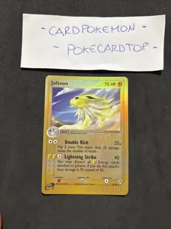 Pokemon Card Jolteon 6/100-Ex Guardiani Dei Cristalli - Eng- Holo Reverse-exc! - Image 1