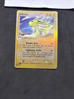 Pokemon Card Jolteon 6/100-Ex Guardiani Dei Cristalli - Eng- Holo Reverse-exc! - Image 3