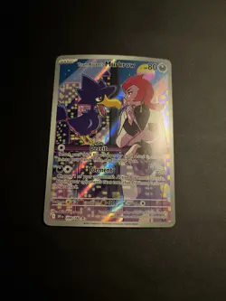Pokemon TCG Destined Rivals Team Rockets Murkrow 200/182 ILLUSTRATION RARE NM - Image 1