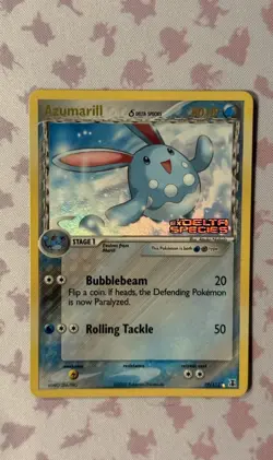 Pokemon TCG 2005 EX Delta Species Azumarill 19/113 Stamped Reverse Holo - Image 1
