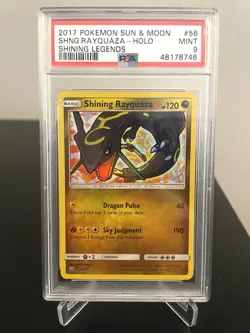 Pokemon Shining Rayquaza Holo 2017 Shining Legends 56/73 PSA 9 - Image 1