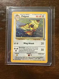 Pokemon TCG Pidgeot Jungle 8/64 Holo Unlimited Holo Rare - Image 1