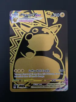 Pikachu VMAX TG29/TG30 Full Art Lost Origin Pokemon Card - NM/M - Image 1