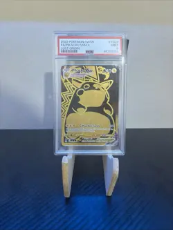 PSA 9 Pikachu Vmax TG29/TG30 Pokemon Lost Origin Holo Full Art Graded Card - Image 1