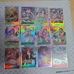 One Piece Tcg Sr Lot Of 12 (Japanese) Mixed Set - Image 1