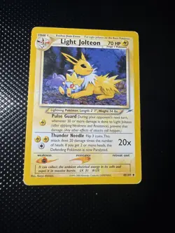 Pokemon Light Jolteon Neo Destiny Uncommon Card 48/105 - Image 1