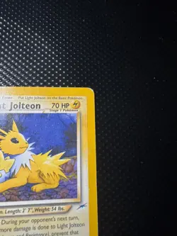 Pokemon Light Jolteon Neo Destiny Uncommon Card 48/105 - Image 3