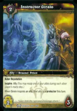Moderate Play WoW TCG Instructor Giralo The Hunt for Illidan World of Warcraft - Image 1
