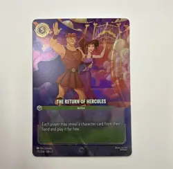 Disney Lorcana TCG The Return of Hercules Enchanted Foil Archazia's Island Rare - Image 1