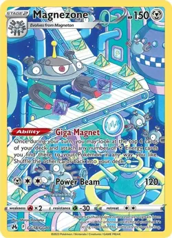 Magnezone - GG18/GG70 - Pokemon Crown Zenith Galarian Gallery Holo Card NM - Image 1