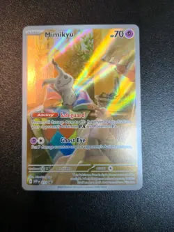 Mimikyu SVP075 Paldean Fates Black Star Promo Pokemon TCG Card - Image 1