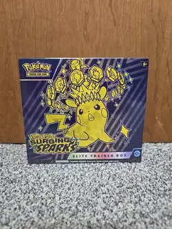 Pokemon TCG Scarlet & Violet SURGING SPARKS Elite Trainer Box FACTORY SEALED ETB - Image 1