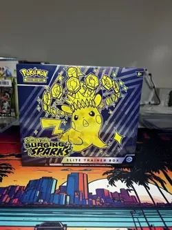 Pokemon TCG Scarlet & Violet SURGING SPARKS Elite Trainer Box FACTORY SEALED ETB - Image 1