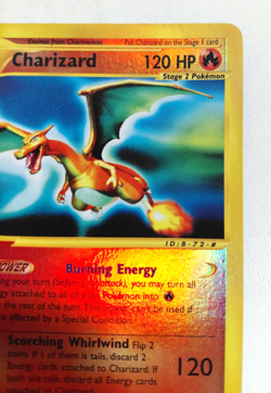 Vtg Pokemon Charizard, Reverse Holographic Expedition Base Set, 40/165 LP/NM - Image 2
