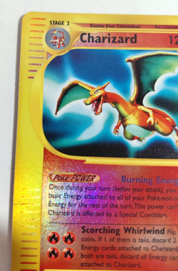 Vtg Pokemon Charizard, Reverse Holographic Expedition Base Set, 40/165 LP/NM - Image 3