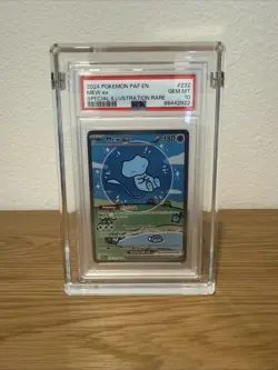 Pokemon Mew EX Bubble Mew PSA 10 Gem Mint 232 SIR SV Paldean Fates W/free Case! - Image 1