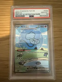 Pokemon Mew EX Bubble Mew PSA 10 Gem Mint 232 SIR SV Paldean Fates W/free Case! - Image 3