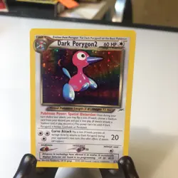 Pokemon TCG Dark Porygon2 Neo Destiny Holo Card 8/105 Unlimited Rare - Image 1