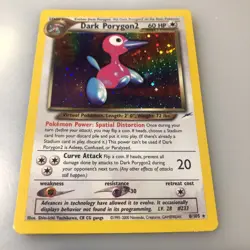 Pokemon TCG Dark Porygon2 Neo Destiny Holo Card 8/105 Unlimited Rare - Image 2