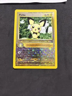 Pokemon Card Pichu 35- Promo-Ita-Holo Reverse-nm! - Image 3